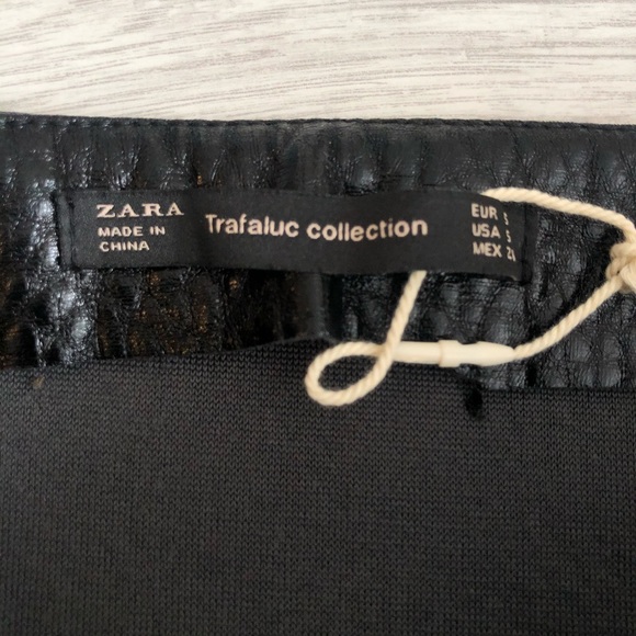 Zara Faux Leather Mini Skirt - Picture 4 of 5